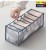 Mesh Foldable Wardrobe Underwear Socks Storage Box Compartment Drawer Type Finishing Box Mesh Household Storage Bag