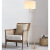 Modern Simple Stainless Steel Floor Lamp Living Room Bedroom Study Sofa Lamp Hotel Lobby Tea House Floor Lamp Model