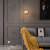 Post-Modern Simple Copper Floor Lamp Fashion Nordic Light Luxury Living Room Floor Lamp Creative Bedroom Copper Room Lamps
