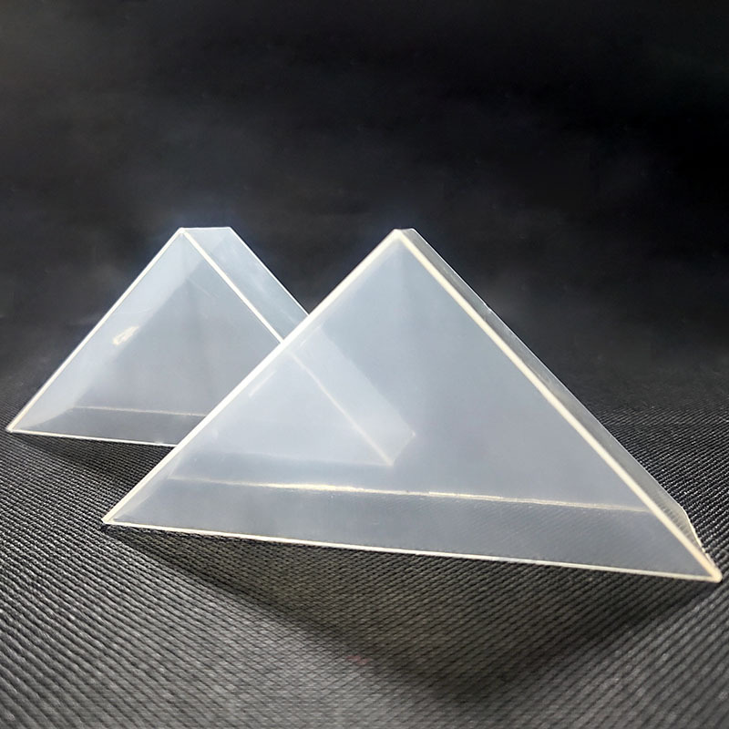 厂家直销塑料护角三角玻璃相框保护PP透明47mm画框包角防护防撞角