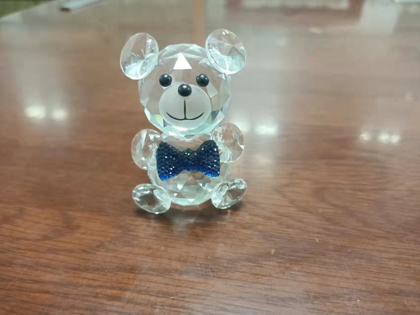 水晶动物小熊/小礼品/正品小熊/特价批发水晶工艺家居摆件