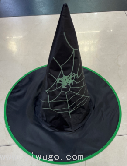 Witch Hat Masquerade Halloween Supplies Bar Props Single Layer Wizard's Hat Witch Hat Halloween Products