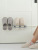 Foldable Bathroom Slipper Rack One Change Three Wall Hanging Punch-Free Toilet Toilet Wall Drain Storage Fantastic