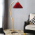 Living Room Led Floor Lamp American Vintage Pleated Nordic Light Luxury Bedroom Bedside Lamp Chinese Creative Floor Lamp