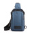 Wholesale New Multi-Purpose Fashion Men's Chest Bag Nylon Cloth Bag Trendy One-Shoulder Crossbody Rechargeable Chest Bag