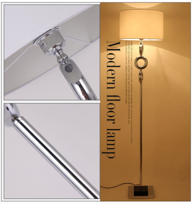 Wholesale Modern Simple Stainless Steel Floor Lamp Living Room Bedroom Study Sofa Lamp Hotel Lobby Tea House Floor Lamp