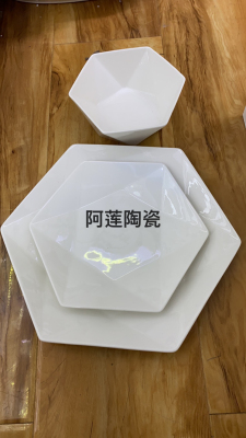 Ceramic square plate