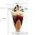 90ml High Foot Plastic Cup Milkshake Champagne Cake/Mousse Disposable