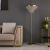 Post-Modern Floor Lamp Creative Crystal Lamp in the Living Room American Light Luxury Atmospheric Bedroom Internet Celebrity Less Women's Floor Lamp