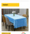 137 * 183cm 54*72Inch Solid Color Disposable PE Environmental Protection Material Table Cloth Customizable Size