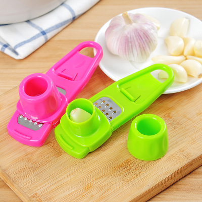 Kitchen Household Garlic Grinder Meshed Garlic Device Creative Multifunctional Ginger Grinder Garlic Press Garlic Press