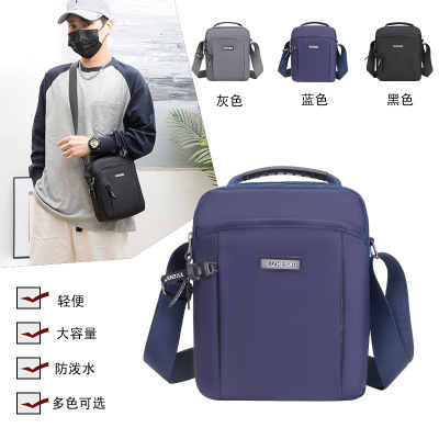 Men's Large Capacity Shoulder Bag Korean Style Men's Messenger Bag Outdoor Sports Messenger Bag Urban Simple Handbag