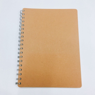 Spiral Notebook Kraft Dot Grid Time Management Blank Book Coil Journal Weekly Planner Notepad School Office Supplies
