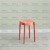 round Stool Creative Stool Plastic Stool Plastic Stool  High Stool Simple Square Stool Color Thickened Stackable Stool
