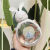 Cute Water Glass Women's Tritan Girl's Heart Rabbit with Straw Internet Celebrity Maternity Super Cute Children's Adult Cup