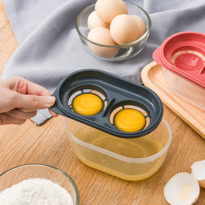 Flying Rabbit Egg White Separator with Protein Storage Box Baking at Home Large Capacity Egg Yolk Egg White Filter Separation Tool