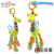 Happymonkey Baby Stroller Pendant Soothing Giraffe Doll Baby Bed Bell Shaking Plush Educational Toy
