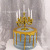 Baking Cake Decoration Website Red Ins Style European Luxury Retro Plastic Small Candlestick Birthday Cake Decorative Ornaments