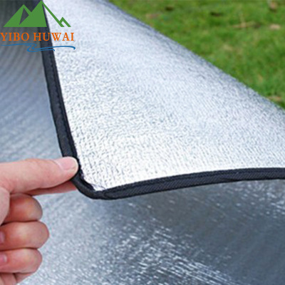 Spot Supply Outing Camping 2X2 M Double-Sided Moisture Proof Pad plus-Sized Thick Aluminum Foil Pad Picnic Mat Lunch Break Pad