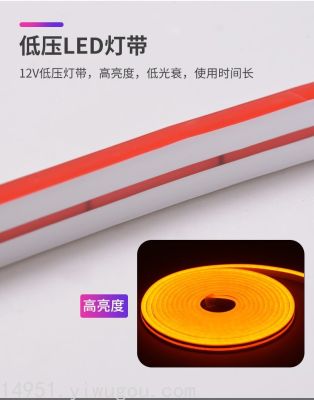 Led Silicone Neon Light Strip 12V Low Voltage LED Linear Light Advertising Signboard Shape Flexible Light Bar