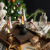 Christmas Retro Luminous Electronic Candle Storm Lantern Desktop Decoration New Year Halloween Oil Lamp Scene Layout Decoration