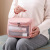 Waterproof Portable Large Capacity PVC Frosted Wash Bag Buggy Bag Pu Flip Portable Bag Translucent Cosmetic Bag