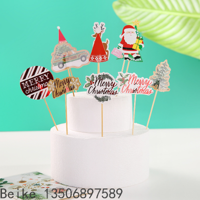 Cake Insert Flag Cake Series Flag Insertion Cake Insert 12 PCs/Card