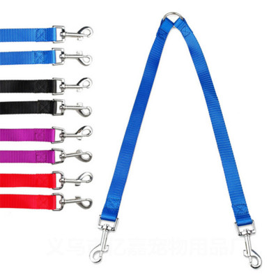 Factory Wholesale Pet Double-Ended Traction Rope Traction Belt Dual-Use Dog Leash High Quality Nylon Thickened Double Head
