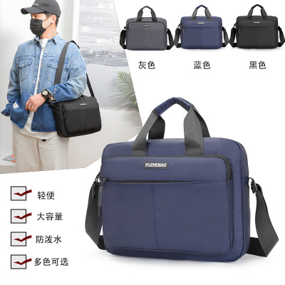 New Business Handheld Computer Bag Wholesale Waterproof Shoulder Messenger Bag Large Capacity Outdoor Backpack One Piece Dropshipping