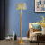 American-Style Copper Floor Lamp Living Room Sofa Side Table Lamp Floor Lamp Living Room Vertical Table Lamp New Chinese Simple Table Lamp