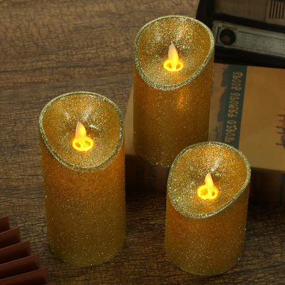 Sprinkle Gold Powder Shaking Candle Light Simulation Candle Light