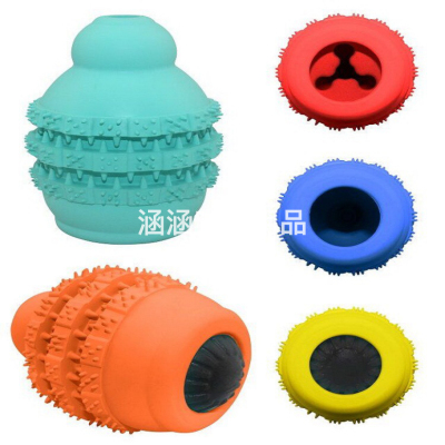 New 2022 Amazon Pet Dog Toy Ingot Rugby Dogs and Cats Bite Rubber Toy Ball Pet Supplies
