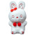 Foreign Trade Factory Direct Sales Satchel Sitting Rabbit Peach Doll Plush Toys Little Bunny Ragdoll Doll Children