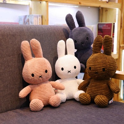 Foreign Trade Factory Direct Sales Cartoon Rabbit Doll Plush Toys Little Bunny Ragdoll Doll Birthday Gift Girl