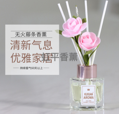 Reed Diffuser Essential Oil Suit, Elegant Rose Fragrance Perfume Kit