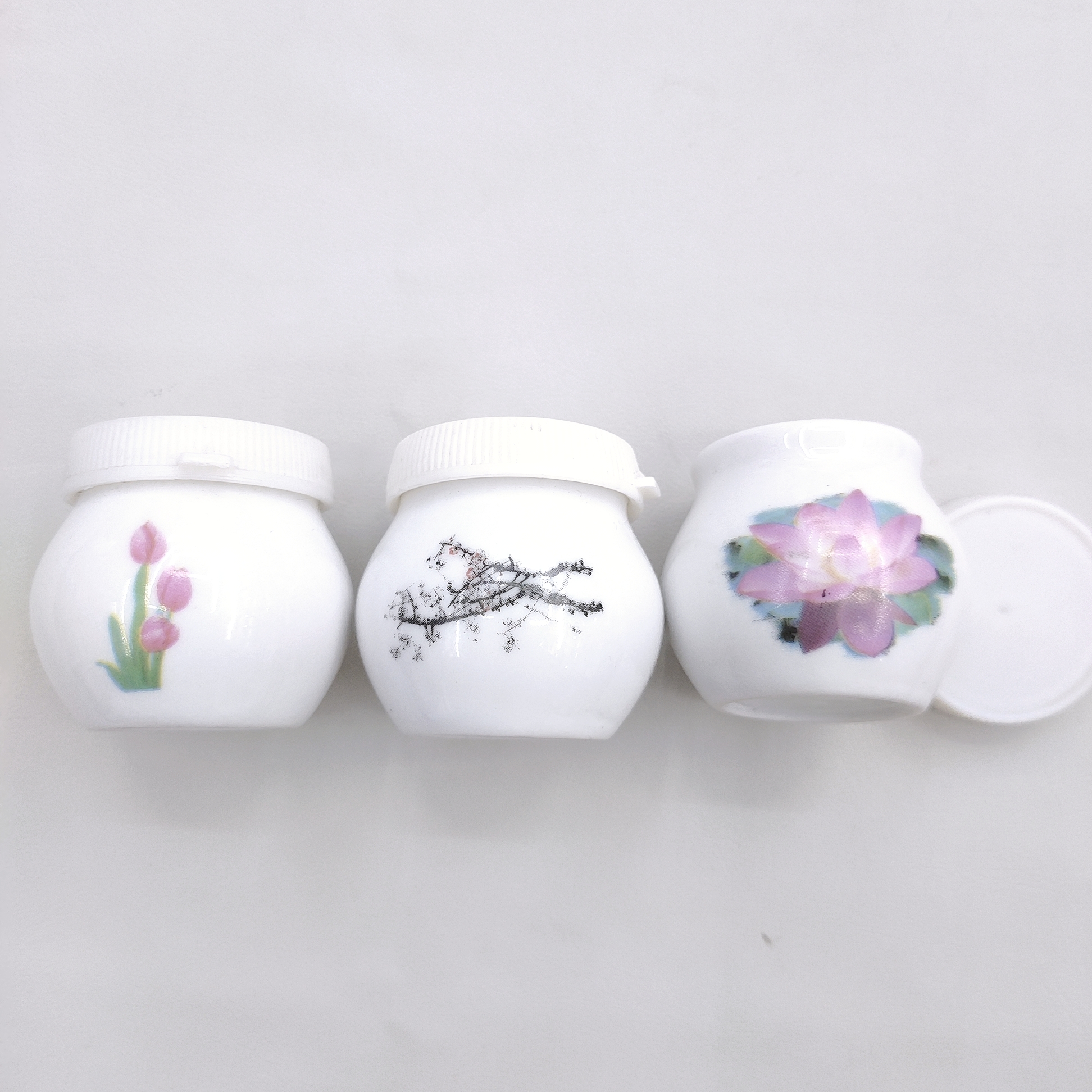 美甲用品工具洗笔水水晶杯带盖透明杯清洁液装卸甲水消毒日系指甲