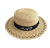 Flat-Top Cap Children's Summer Straw Hat Vacation Hat Seaside Beach Hat Internet Celebrity Sun Hat British Style Top Hat Sun Hat