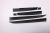 For Honda 2018 Accord-ABS Black Carbon Fiber Pattern Door Edgings Decorative Parts