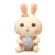 Foreign Trade Factory Direct Sales Cute Candy Rabbit Plush Toy Doll Large Doll Sleeping Pillow for Girl Gift