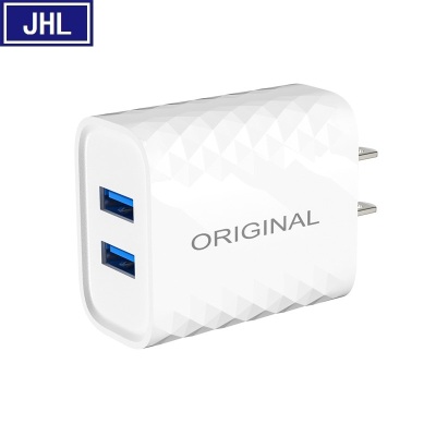 Diamond Qc3.0 2usb Mobile Phone Fast Charger 5v2.4a Wall Charger Adapter European and American Standard.