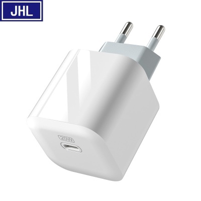 Pd20w Charger Type-C Port Fast Charging Plug Household Power Supply Suitable for European and American British Standard.