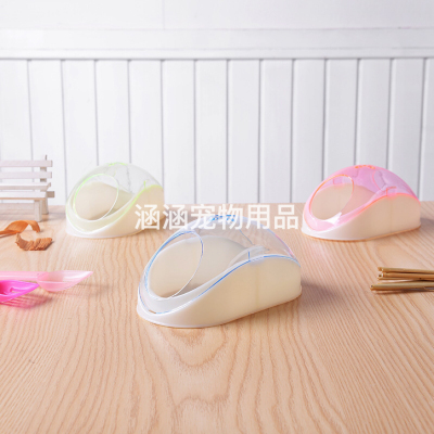 Hamster Bathroom Toilet American Show Hamster Bathroom Toilet Translucent Small Bathroom Toilet with Shovel