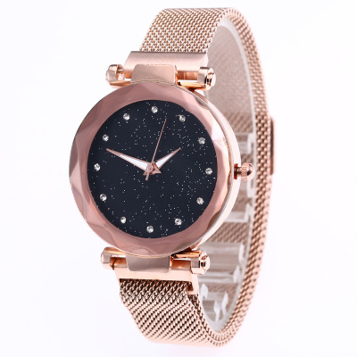 Weishang Best-Seller on Douyin Starry Sky Diamond Women's Magnet Watch European and American Fashion Quartz Women's Watch Wholesale