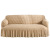 Modern Autumn and Winter Fabric Double Sofa Cover All-Inclusive Seersucker Lace Thick Universal Elastic Sofa Slipcover