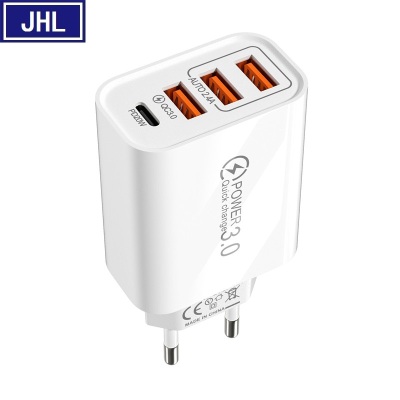 PD + 3usb Mobile Phone Charger APD-36W Fast Charging Power Adapter Type-c Wall-Mounted Travel Charger.