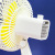 [Lingpan Little Fan Hot Sale] Strong Wind Shaking Head Office Learning Desktop Fan Light Clip Desktop