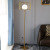 American Living Room Floor Lamp Study and Bedroom Bedside Lamp Nordic Modern Simple and Light Luxury Wind Vertical Floor Lamp