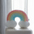 Foreign Trade Factory Direct Sales Rainbow Series Pillow Ins Style Cute Girl Princess Room Cushion Cloud Pillow Custom