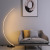 INS Modern Minimalist Living Room Bedroom Sofa Vertical Lamp Nordic Fishing Floor Lamp Creative Led Floor Lamp