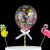 5-Inch Cake Balloon Children's Party Decoration Filled Balloon Sequins Filled Balloon Birthday Party Festival Balloon